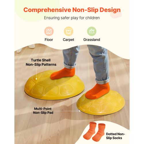 Turtle Balance Stepping Stones 6 PCS Up to 220 lbs Kids Turtle Jumping