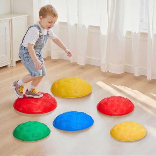 Turtle Balance Stepping Stones 6 PCS Up to 220 lbs Kids Turtle Jumping