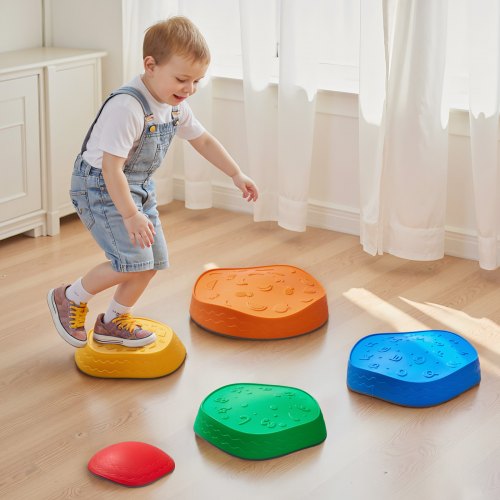 Balance Stepping Stones for Kids 5 PCS Up to 220 lbs NonSlip Toddlers