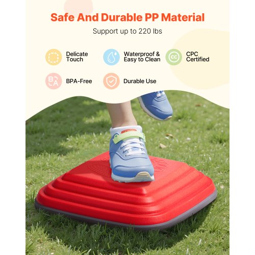 Balance Stepping Stones for Kids 10 PCS Up to 220 lbs NonSlip Toddlers