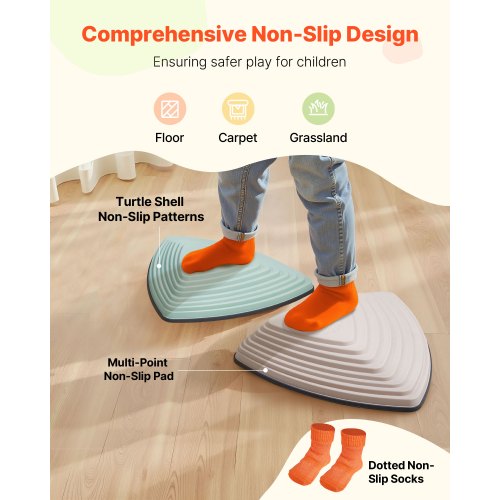 Balance Stepping Stones for Kids 6 PCS Up to 220 lbs NonSlip Toddlers