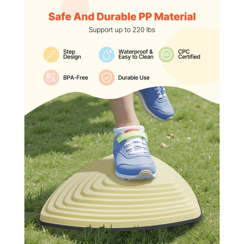 Balance Stepping Stones for Kids 6 PCS Up to 220 lbs NonSlip Toddlers