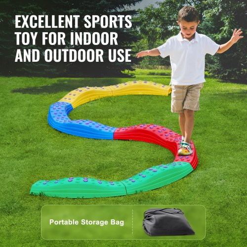 Balance Beam Stepping Stones 8 PCS Toddler Balance Boards NonSlip Textured