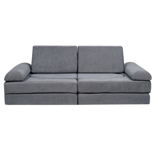 Kids Couch 10Pcs Modular Kids Play Couch Toddler Couch Sofa Bed Kids