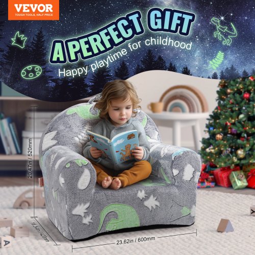 Toddler Chair Kids Armchair Comfy Toddler Couch Sofa Bed Glow in The Dark