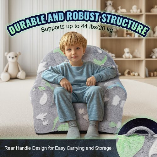 Toddler Chair Kids Armchair Comfy Toddler Couch Sofa Bed Glow in The Dark