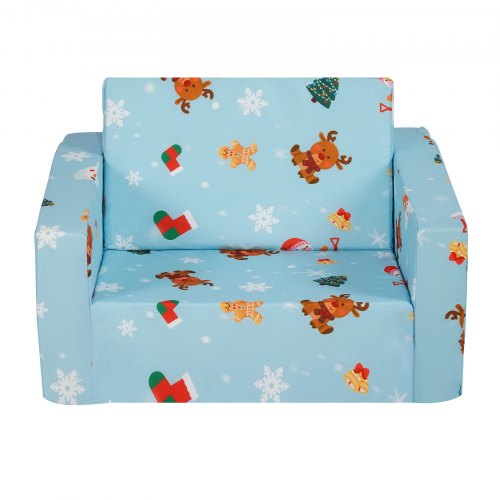 Kids Couch 2in1 Toddler Chairs Comfy Toddler Couch Sofa Bed Fold Out
