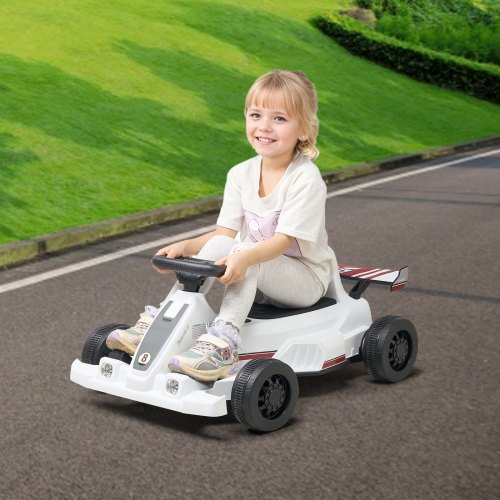 Electric Go Kart 6V 45Ah Battery Pedal Go Kart Portable Outdoor Race Toy