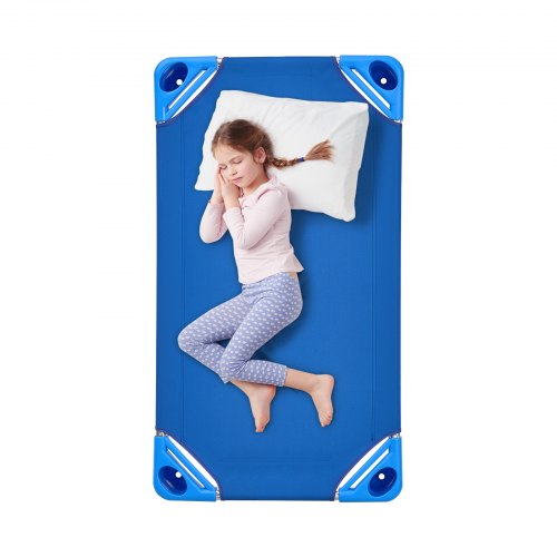 Stackable Kiddie Cot Pack Of 6 Portable Toddler Nap Cots Standard Size 40 L X