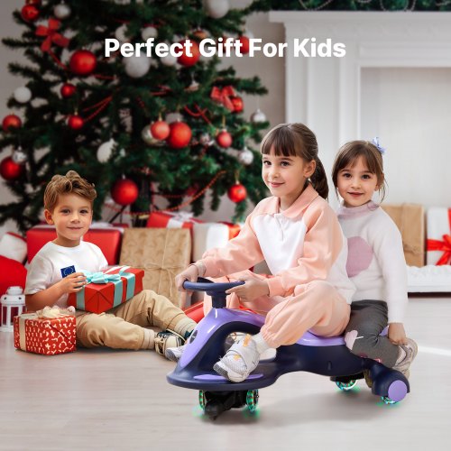Electric Wiggle Car Load 150 lbs Rechargeable Battery 2 in 1 Swing Car