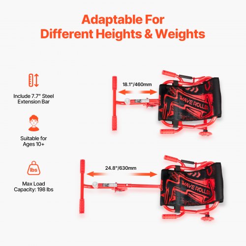 Ride on Scooter Load Capacity of 198 lbs Swing SidetoSide for Amazing