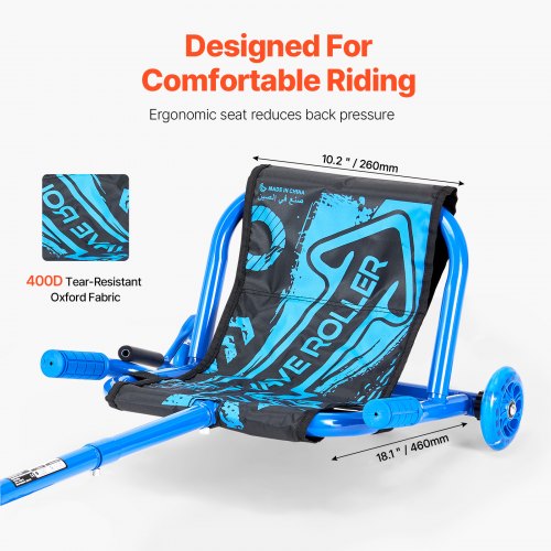 Ride on Scooter Load Capacity of 132 lbs Swing SidetoSide for Amazing