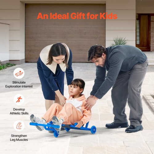 Ride on Scooter Load Capacity of 132 lbs Swing SidetoSide for Amazing