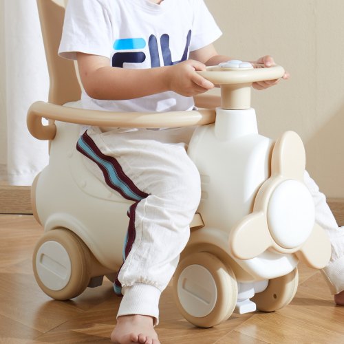 5 in 1 Rocking Horse for Toddlers 13 Years Baby Rocking Horse with Trampoline