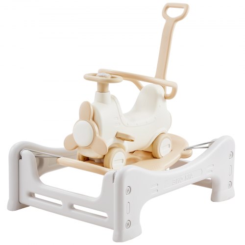 5 in 1 Rocking Horse for Toddlers 13 Years Baby Rocking Horse with Trampoline