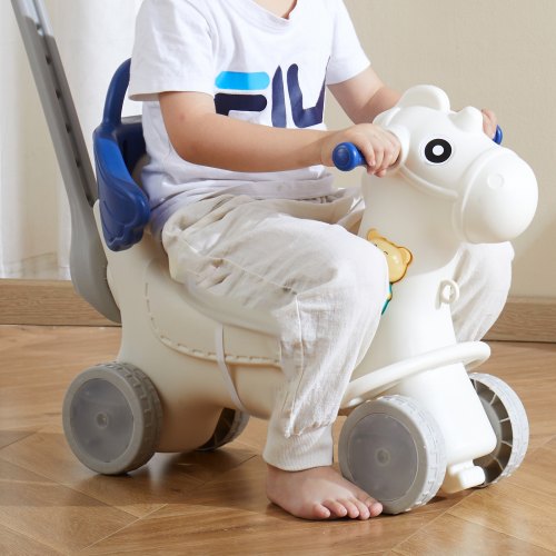 4 in 1 Rocking Horse for Toddlers 13 Years Baby Rocking Horse with Detachable