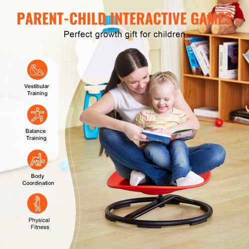 Kids Swivel Chair 220 LBS Capacity Sensory Spinning Chair Autistic Kids