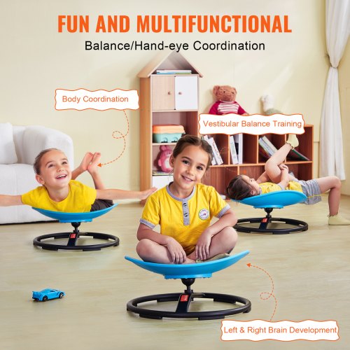 Kids Swivel Chair 220 LBS Capacity Sensory Spinning Chair Autistic Kids