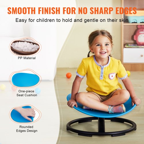 Kids Swivel Chair 220 LBS Capacity Sensory Spinning Chair Autistic Kids