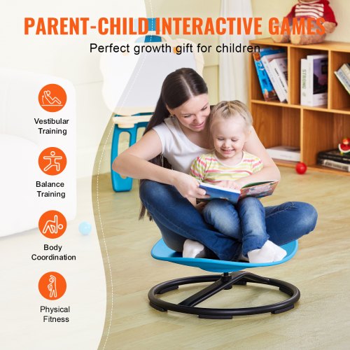Kids Swivel Chair 220 LBS Capacity Sensory Spinning Chair Autistic Kids