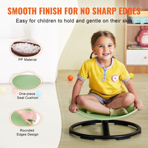 Kids Swivel Chair 220 LBS Capacity Sensory Spinning Chair Autistic Kids