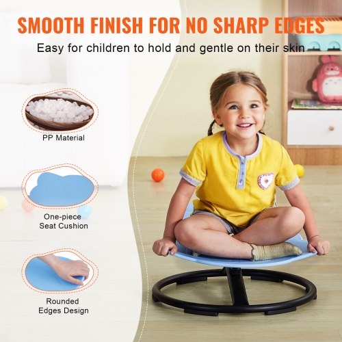 Elephant Kids Swivel Chair 220 LBS Capacity 360° Spinning Chair Autistic