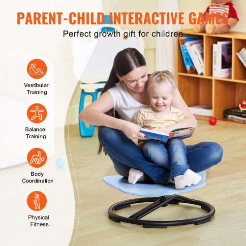 Elephant Kids Swivel Chair 220 LBS Capacity 360° Spinning Chair Autistic