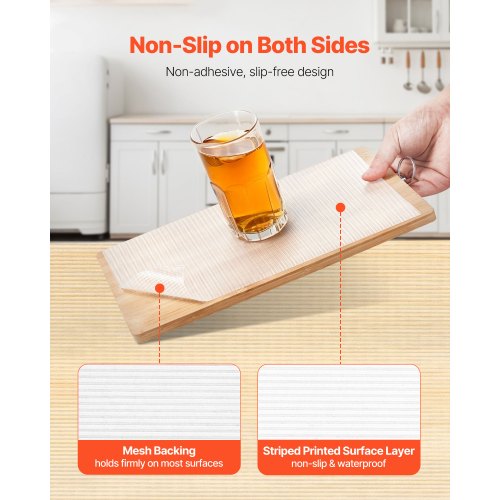 Drawer And Shelf Liner For Kitchen Cabinet Nonadhesive Nonslip Thick