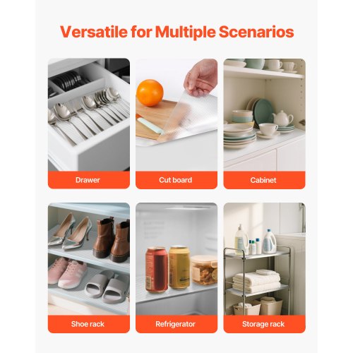 Drawer And Shelf Liner For Kitchen Cabinet Nonadhesive Nonslip Thick