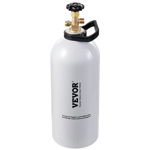 CO2 Tank 10 lbs New Aluminum Alloy Cylinder CO2 Air Tank with Light Spray