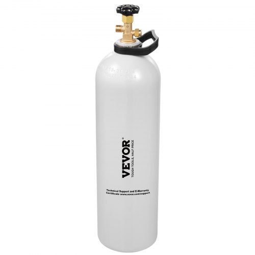 CO2 Tank 15 lbs New Aluminum Alloy Cylinder CO2 Air Tank with Light Spray