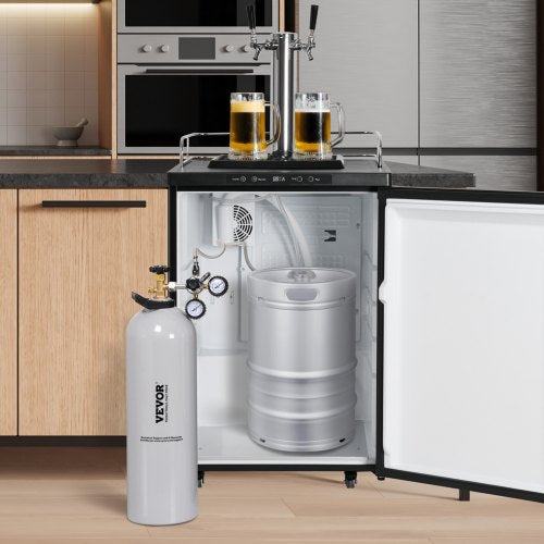 CO2 Tank 20 lbs New Aluminum Alloy Cylinder CO2 Air Tank with Light Spray