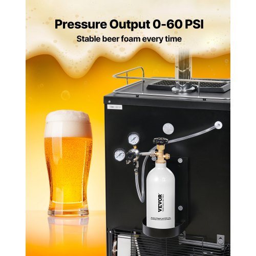 CO2 Tank 2.5 lbs New Aluminum Alloy Cylinder CO2 Air Tank with Light Gray