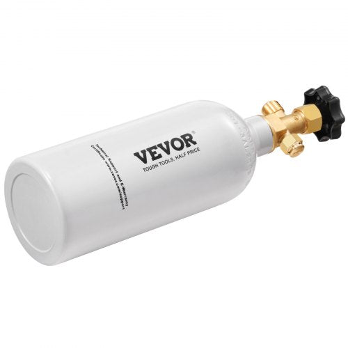 CO2 Tank 2.5 lbs New Aluminum Alloy Cylinder CO2 Air Tank with Light Gray