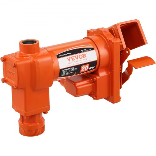 Fuel Transfer Pump 12V DC 20 GPM 14 HP High Flow Cast Iron Gasoline
