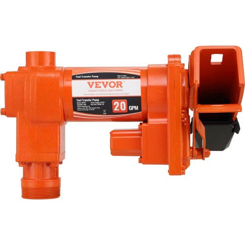 Fuel Transfer Pump 12V DC 20 GPM 14 HP High Flow Cast Iron Gasoline