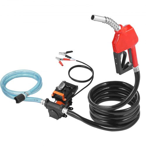 Fuel Transfer Pump 12V DC 15 GPM 14 HP Portable Electric Diesel Transfer