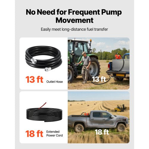 Fuel Transfer Pump 12V Dc 16 Gpm 14 Hp Diesel Extractor Pumps With Manual