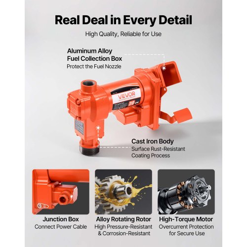 Fuel Transfer Pump 12V Dc 20 Gpm 14 Hp Diesel Extractor Pumps With Manual