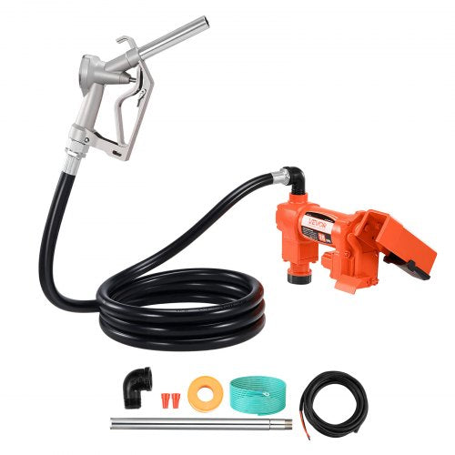 Fuel Transfer Pump 12V Dc 20 Gpm 14 Hp Diesel Extractor Pumps With Manual