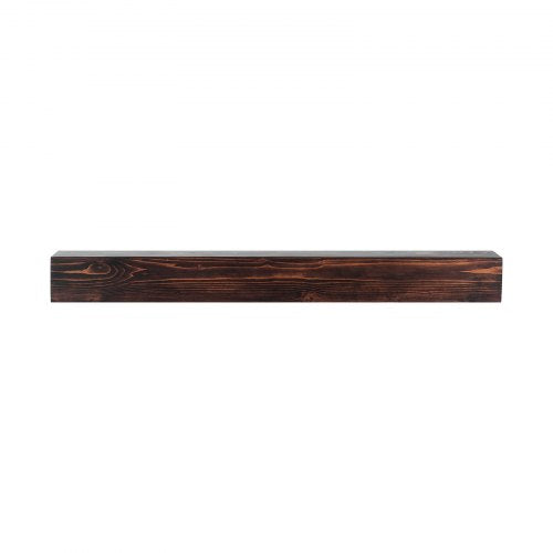 Fireplace Mantel 48 x 8 x 5 50 lbs Weight Capacity Natural Wood Mantel