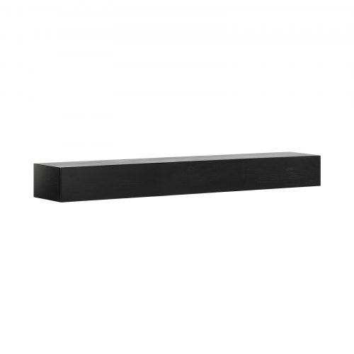 Fireplace Mantel 48 x 8 x 5 50 lbs Weight Capacity Natural Wood Mantel