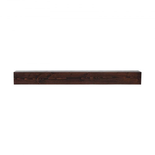 Fireplace Mantel 60 x 8 x 6 50 lbs Weight Capacity Natural Wood Mantel