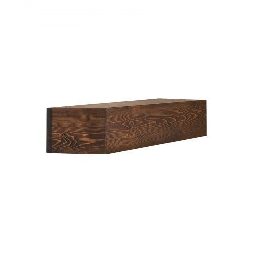 Fireplace Mantel 60 x 8 x 6 50 lbs Weight Capacity Natural Wood Mantel