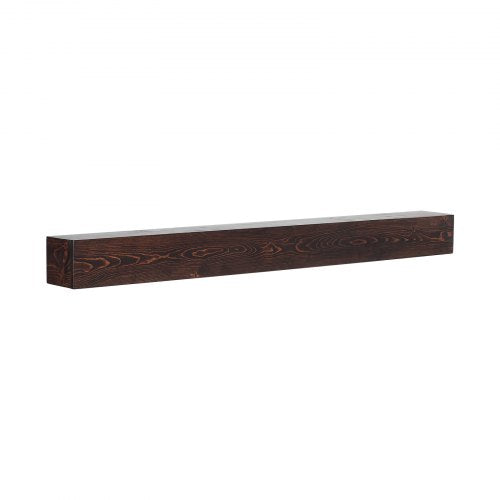 Fireplace Mantel 72 x 8 x 5 50 lbs Weight Capacity Natural Wood Mantel