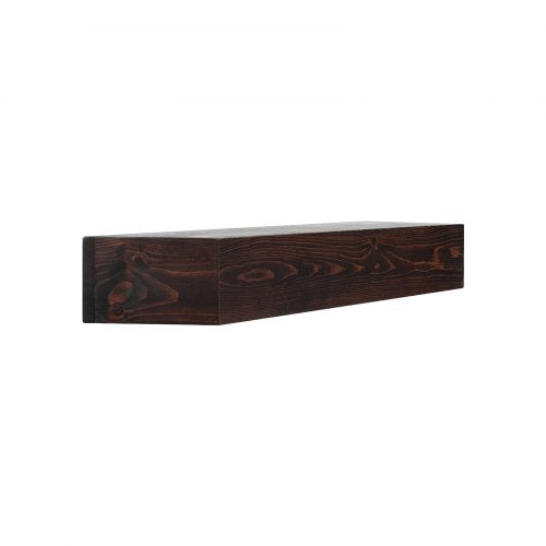 Fireplace Mantel 72 x 8 x 5 50 lbs Weight Capacity Natural Wood Mantel