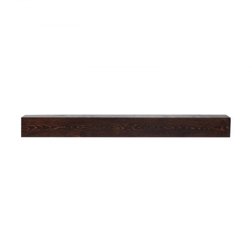 Fireplace Mantel 72 x 8 x 5 50 lbs Weight Capacity Natural Wood Mantel