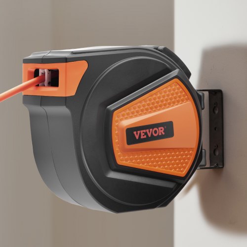 Retractable Air Hose Reel 3/8IN x 65FT Hybrid Air Hose Max 300PSI Air