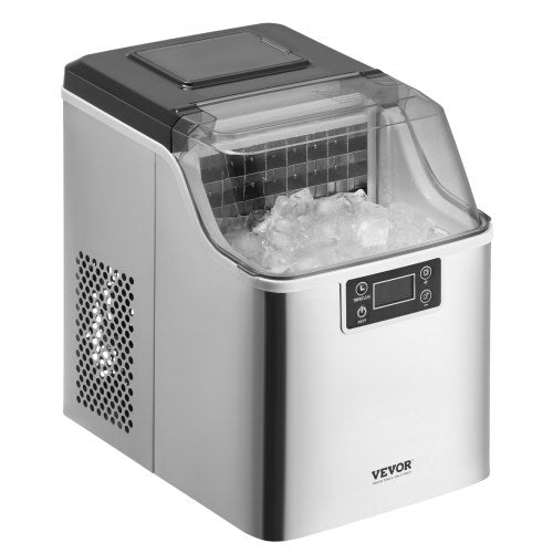 Countertop Ice Maker 24 Cubes Ready in 15 Mins 45lbs in 24Hrs