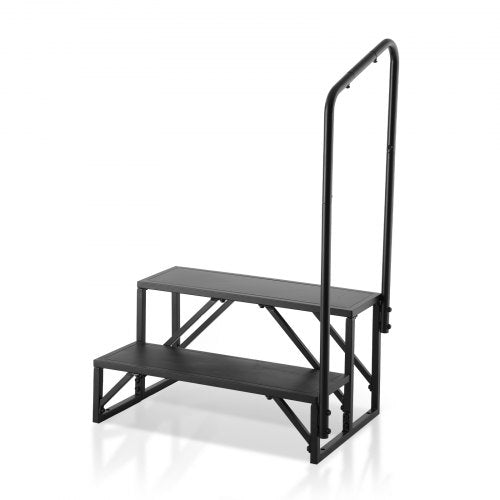 RV Steps 2Step RV Stairs 440 LBS Load Capacity Thickened Carbon Steel